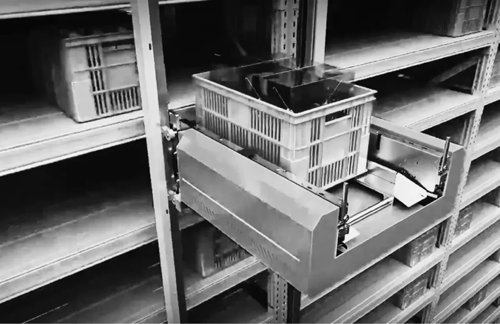 Automated case handling system for efficient warehouse logistics operations