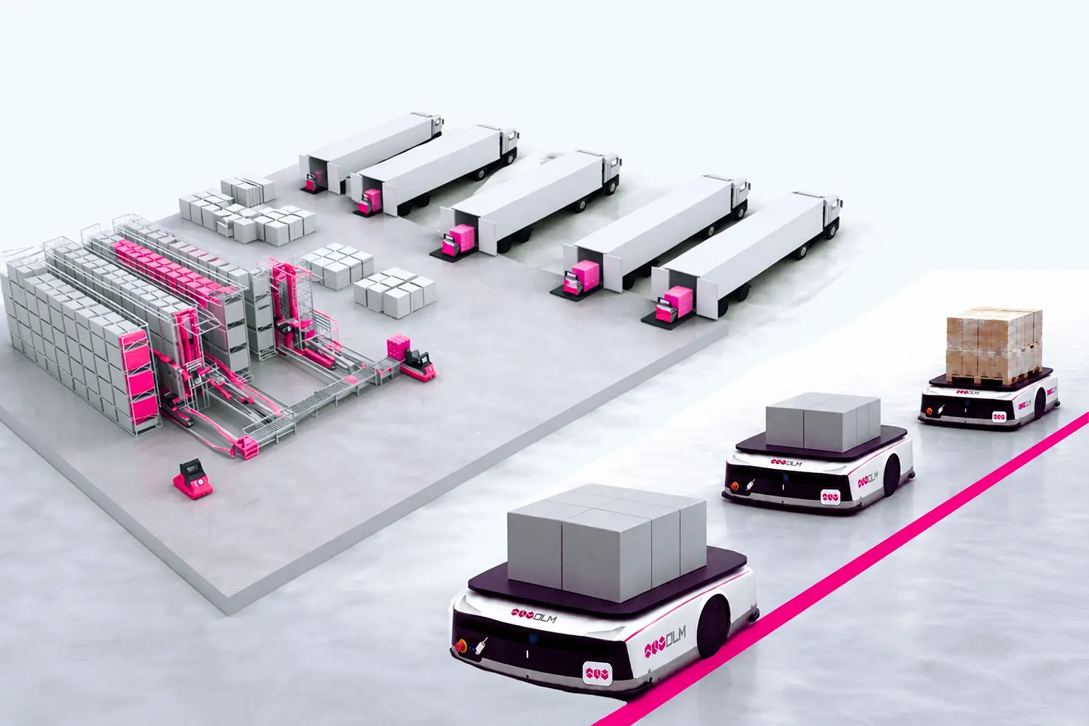 Reliable and cost effective automated warehouse system for efficient logistics operations